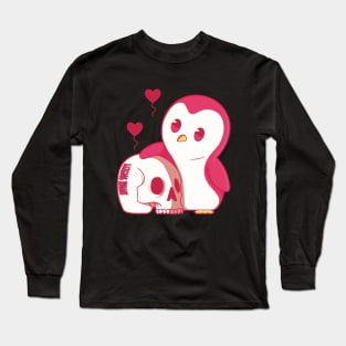 Pink Penguin Long Sleeve T-Shirt